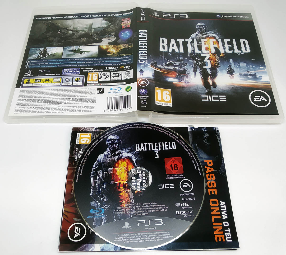 Battlefield 3 PS3 (Seminovo) - Play n' Play