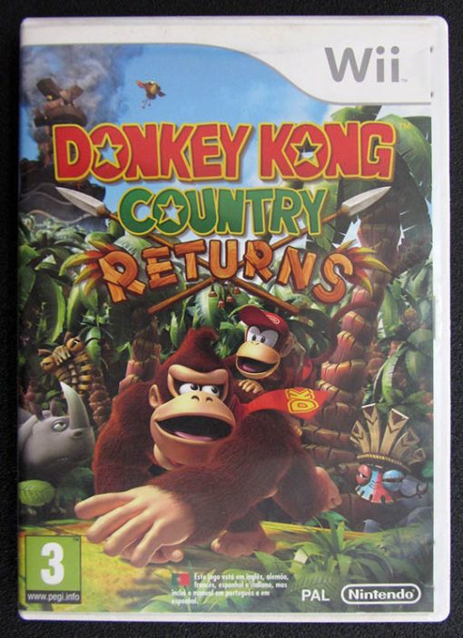 Donkey Kong Country Returns WII