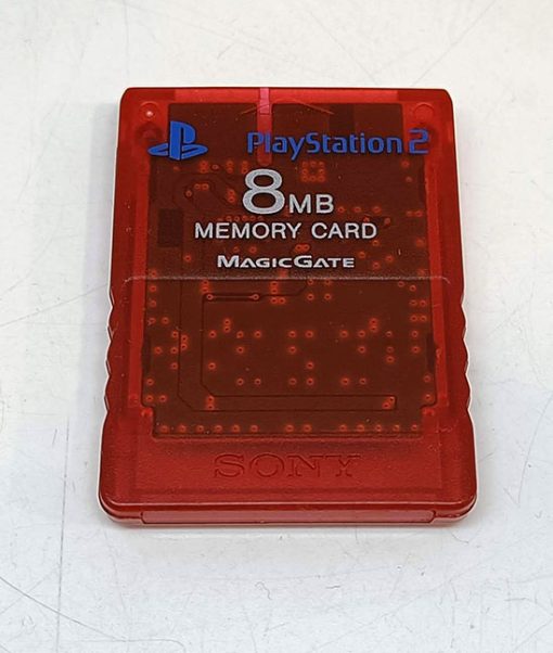 memory card 8mb red ps2