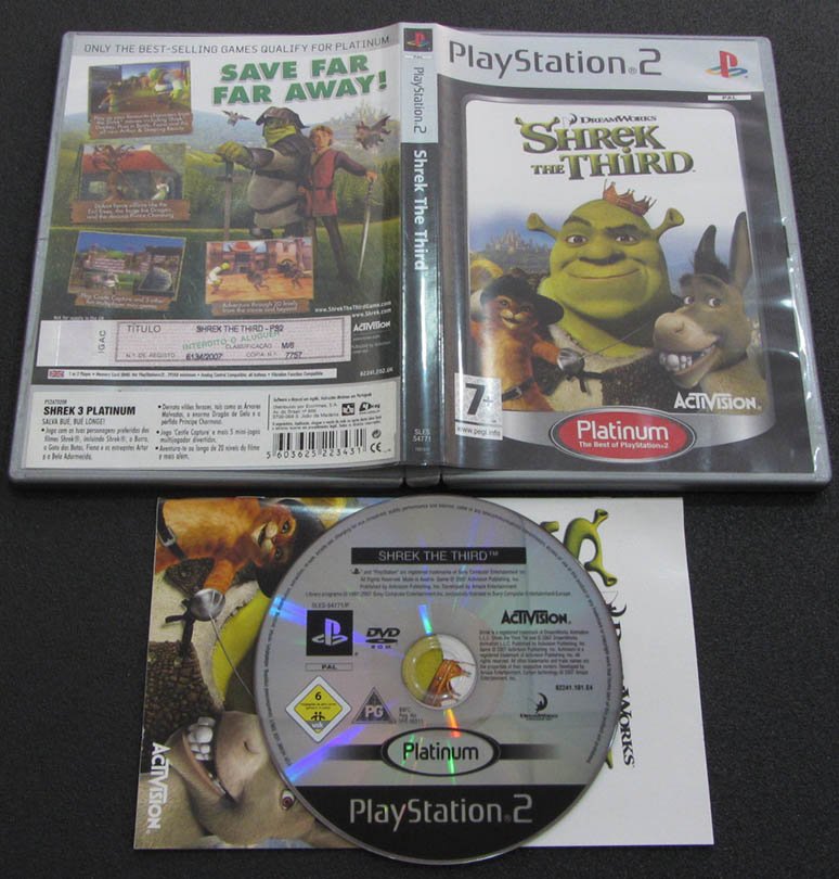 Shrek The Third PS2 Platinum (Seminovo) - Play n' Play