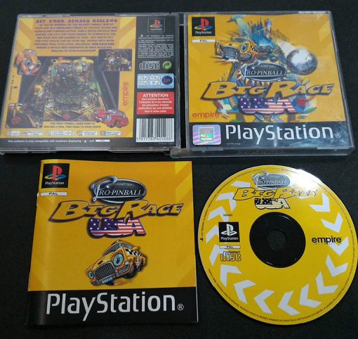 Pro Pinball: Big Race USA PS1