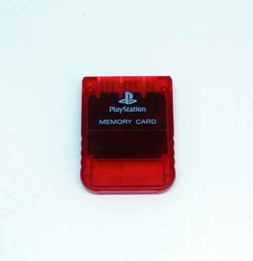 Acessório Usado Playstation Memory Card Vermelho