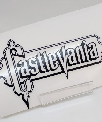 castlevania logo vinyl