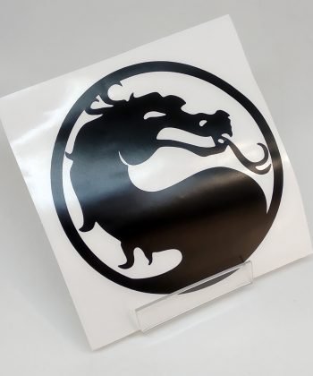 mortal kombat logo vinyl