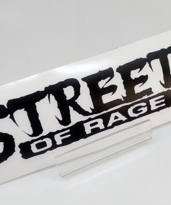 streets of rage logo vinyl