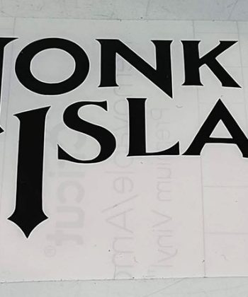 monkey island logo vinyl 2