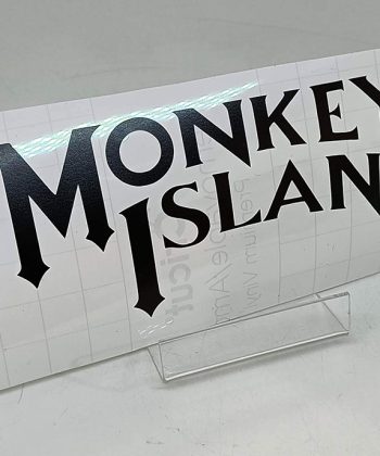 monkey island logo vinyl