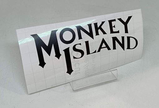 monkey island logo vinyl