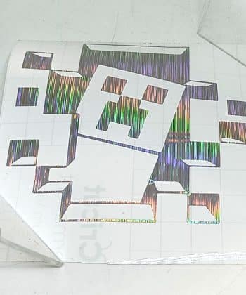 minecraft creeper vinyl sticker